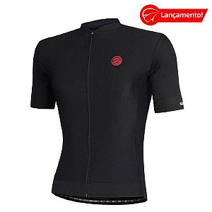 Camisa Ciclismo Mauro Ribeiro Performance Fiber Black Masc.