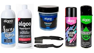 Kit Limpeza Bike Proteção Lubrificação Algoo Pro 6 Itens TOP