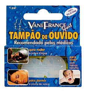 Protetor Auricular Silicone Tampão Dormir Nadar 1 Par