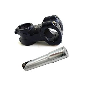 Mesa 60mm Suporte Guidao Bike Mtb 31.8mm + Adaptador 21.1mm