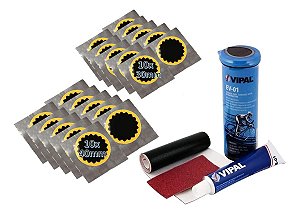 Kit Remendo Reparo Câmara Ar Bike + 20 Rem Estrela Mtb Speed