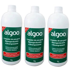 Desengordurante Desengraxante Algoo Verde 3 L Concentrado