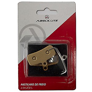 Pastilha Freio Absolute Semi-Metálica Comp Shimano 4 Pistão