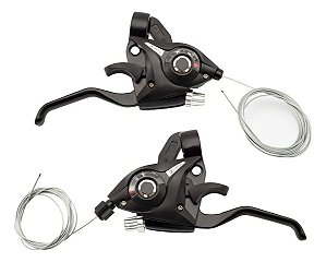 Alavanca Câmbio Sunward Rapid Fire 3x9 27v Index Freio V-brake Disco