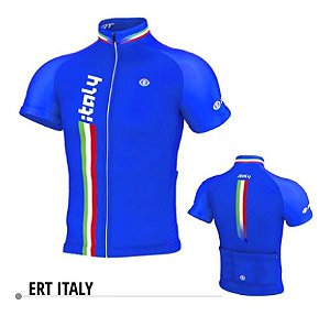 Camisa Ciclismo Ert Italy New Tour Ziper Full