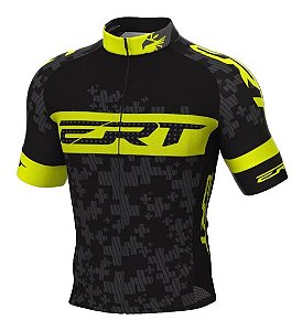 Camisa Ciclismo Ert Elite Amarelo Flúor Mtb Speed Slim Fit