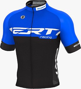 Camisa Ciclismo Ert Elite Racing Azul Mod Novo Bike Slim Fit