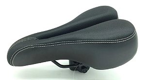 Selim Bike Vazado Gts Gel Em Neoprene Super Confortável Mtb