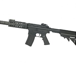 Rifle de Airsoft M4A1 RIS Black CM513 Cal 6mm - Eletrico-Cyma