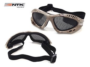 Óculos Ntk Tático De Proteção Para Airsoft Kobra Camuflado