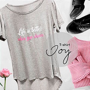 Camiseta de Dança - Joy - Life is Better
