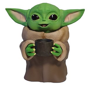 Baby Yoda Sorrindo - Tomando Sopa