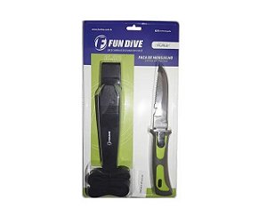 Faca Para Mergulho Aço Inox  K-02 - Fun DIve