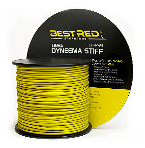 Linha Dyneema 1,8mm Stiff para Arpão Arbalete Pesca Sub - Best Red