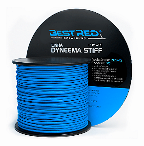 Linha Dyneema 1,8mm Stiff para Arpão Arbalete Pesca Sub - Best Red