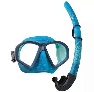 Kit de Mergulho Camuflado Blue - Seasub