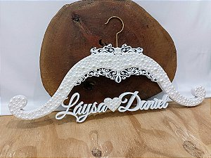 Cabide noiva ou debutante com pérolas ou strass