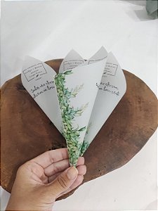 Cone para pétalas personalizado