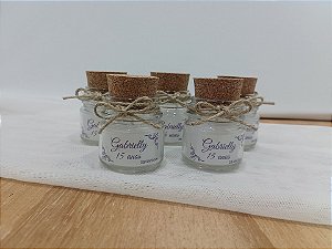 Mini Vela Aromática Personalizada - Lembrancinha