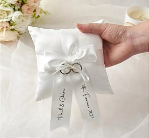 Almofada para Alianças Personalizada