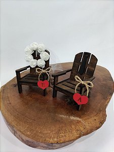Topo de bolo cadeiras