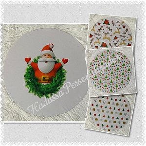 Capas para sousplat Natalina - 02 unidades -