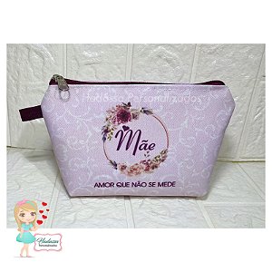 Necessaire  Dia das Mães  modelo Canoa - P - 10 unidades