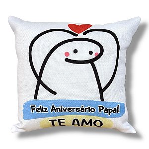 Almofada 40 x 40  - Estampa Florks  - Pai