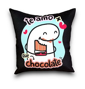 Almofadas em tecido - Namorados Estampa         Florks 20 x 20