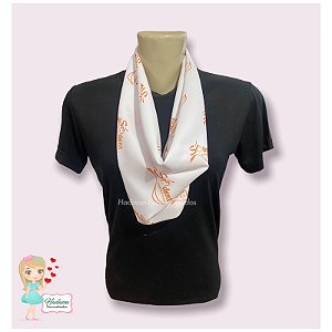 Lenços em tecido Personalizados  - 50 x 50 -   2 unidades