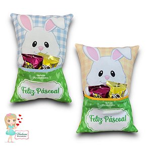 Almofada Páscoa com Bolso para chocolates