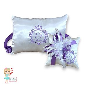 Almofada de Sapato e Anel de Debutante  -  15 anos **