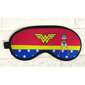 Máscara de dormir / tapa olho / máscara de descanso / venda para os olhos - Mulher Maravilha