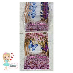 Toalhinhas Personalizadas - Tamanho 29 x 18 - Pintura Total - 10 UNIDADES