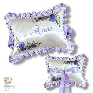 Almofada Para Levar  Sapato de Debutante  - 15 anos -* Não colocamos nomes * 01 UNIDADE *