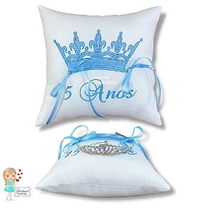 Almofada Para Levar Coroa de debutante - COROA NÃO ACOMANHA
