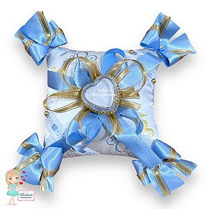 Almofada para anel de debutante ou alianças