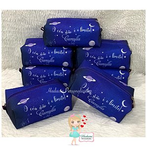 NECESSAIRE MODELO BOX - GÁLAXIAS - 10 UNIDADES IGUAIS