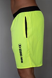 Bermuda com elástico Iron Cross Amarela Neon