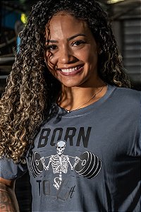 Cropped com Manga BORN TO LIFT