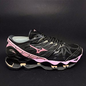 Tênis Mizuno Wave Prophecy 7 Preto / Rosa