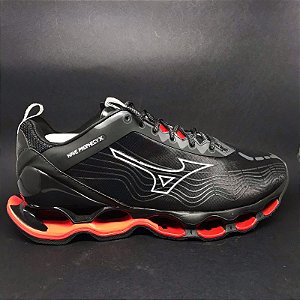 Tênis Mizuno Wave Prophecy X Preto / Vermelho