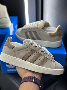 Tênis Adidas Campus Bege/ Marrom