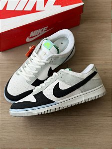 DUNK LOW SB CINZA/ BCO/ PTO