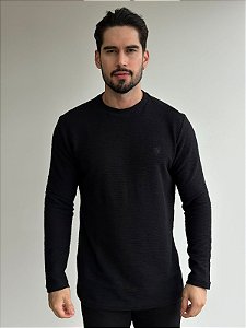 Sueter Pleats Preto