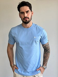 Camiseta New Era Basic Azul Claro