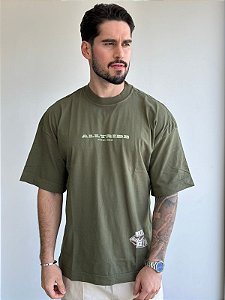Camiseta Alltribe T-Shirt Over Dolar Verde Militar