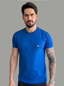 Camiseta Acostamento Casual Wolf Azul