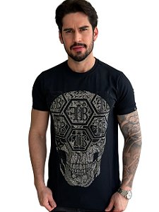 Camiseta Fb Exclusive Skull Ilusive Preta