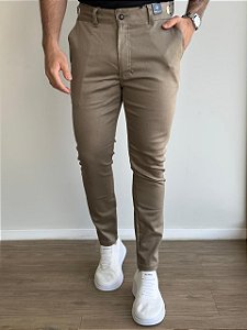 Calça Fb Exclusive Alfaiataria Reg. Caqui